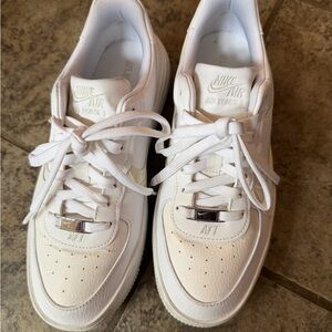 Nike Air Force 1 Low Top White Sneakers